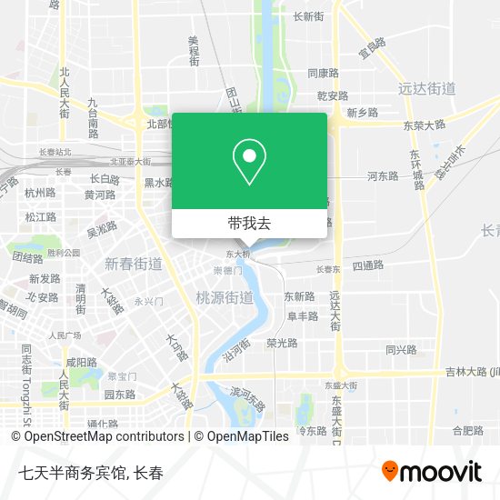 七天半商务宾馆地图