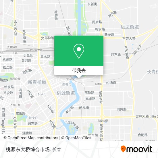 桃源东大桥综合市场地图