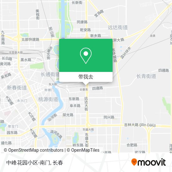 中峰花园小区-南门地图