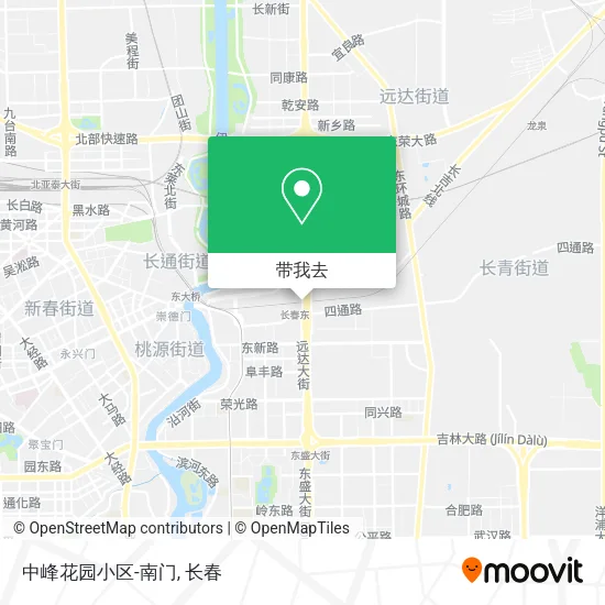 中峰花园小区-南门地图
