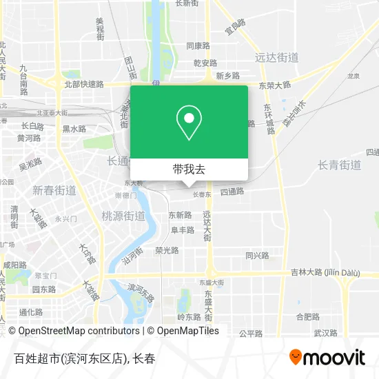 百姓超市(滨河东区店)地图
