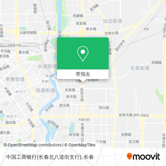 中国工商银行(长春北八道街支行)地图