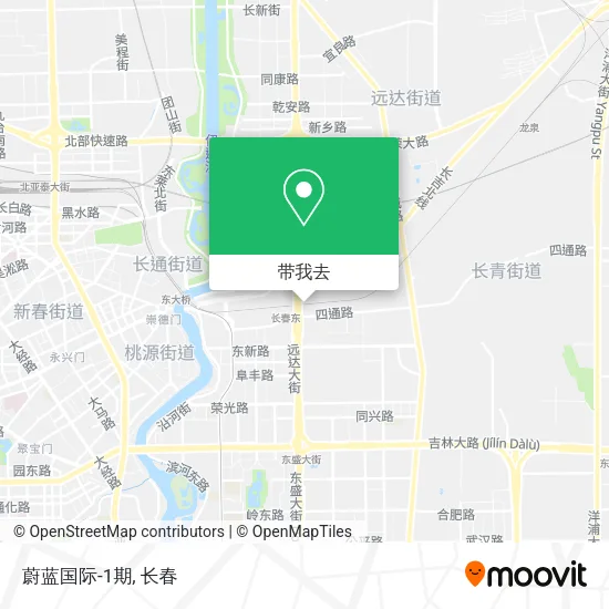 蔚蓝国际-1期地图