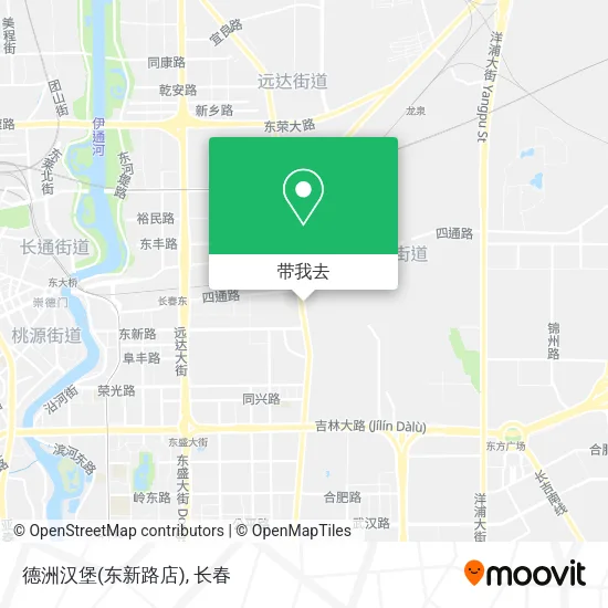 德洲汉堡(东新路店)地图