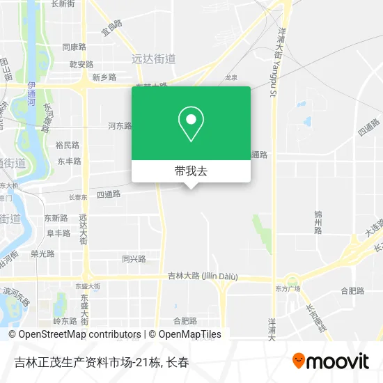 吉林正茂生产资料市场-21栋地图