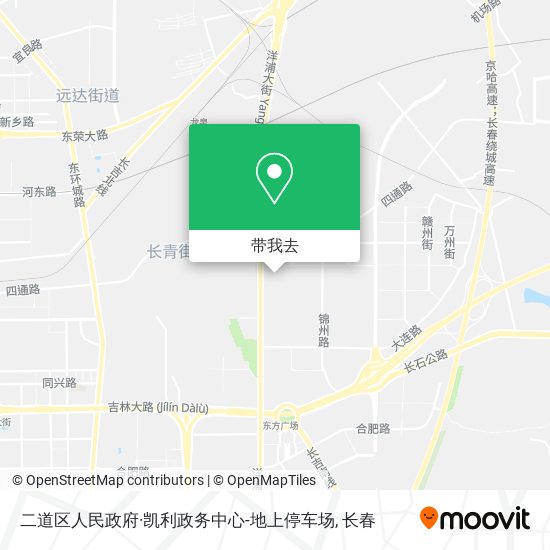 二道区人民政府·凯利政务中心-地上停车场地图