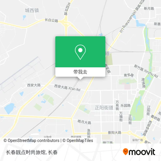 长春靓点时尚旅馆地图