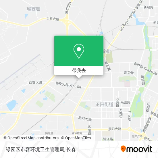 绿园区市容环境卫生管理局地图