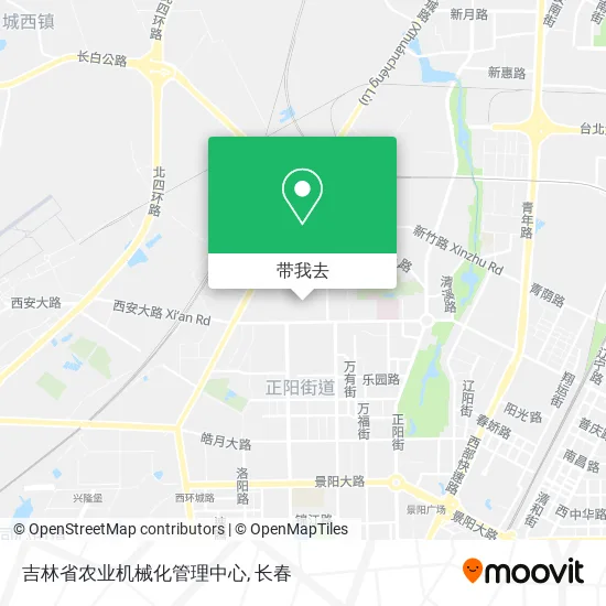 吉林省农业机械化管理中心地图