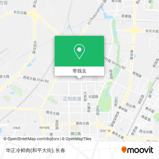 华正冷鲜肉(和平大街)地图