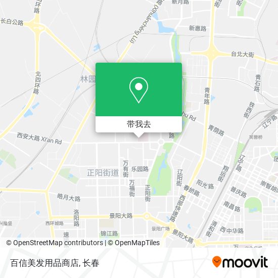 百信美发用品商店地图