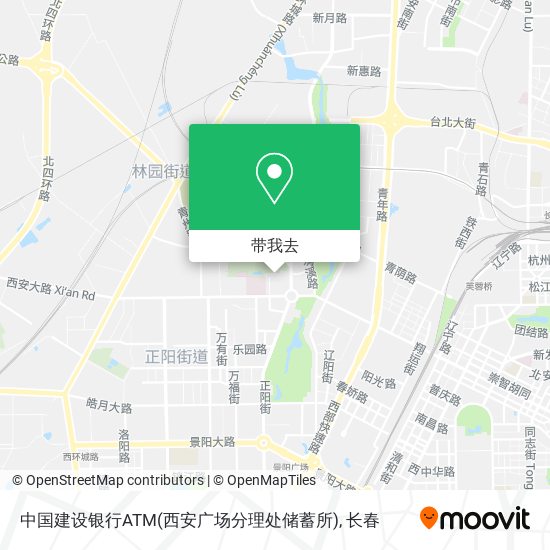中国建设银行ATM(西安广场分理处储蓄所)地图