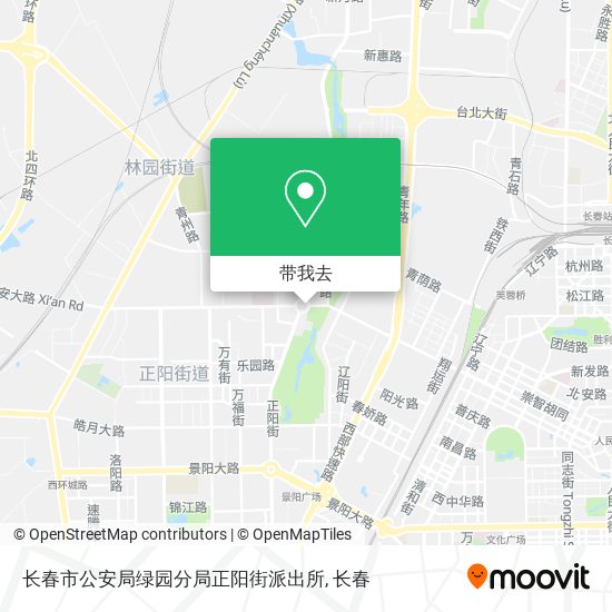 长春市公安局绿园分局正阳街派出所地图