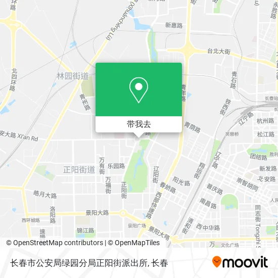 长春市公安局绿园分局正阳街派出所地图