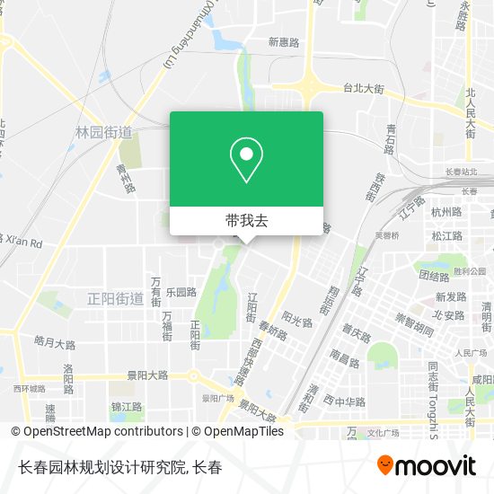 长春园林规划设计研究院地图