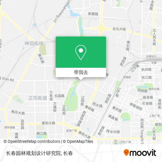 长春园林规划设计研究院地图