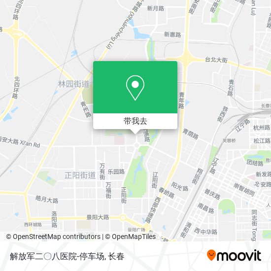 解放军二〇八医院-停车场地图