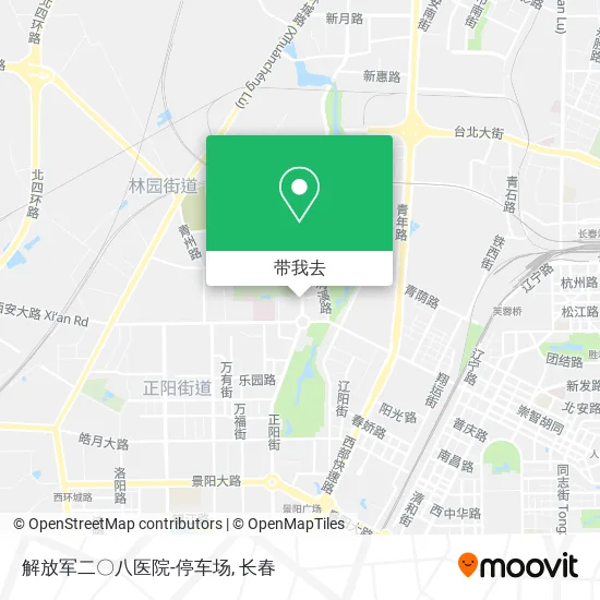 解放军二〇八医院-停车场地图