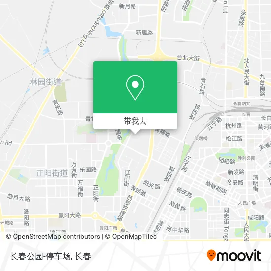 长春公园-停车场地图