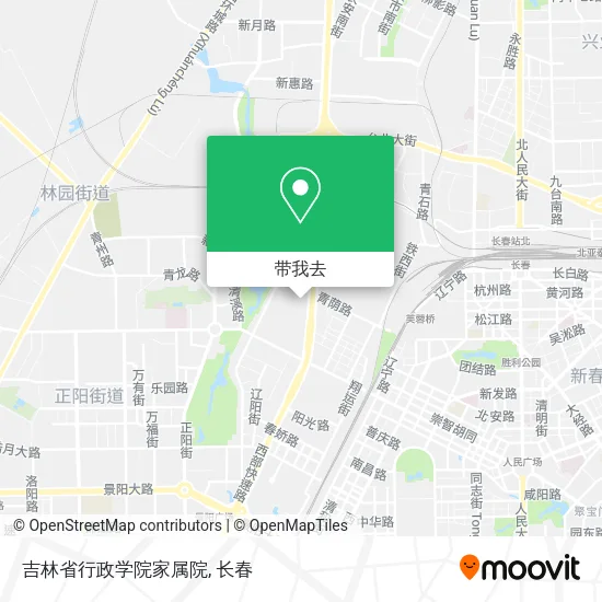 吉林省行政学院家属院地图