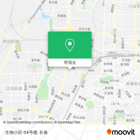 生物小区-04号楼地图