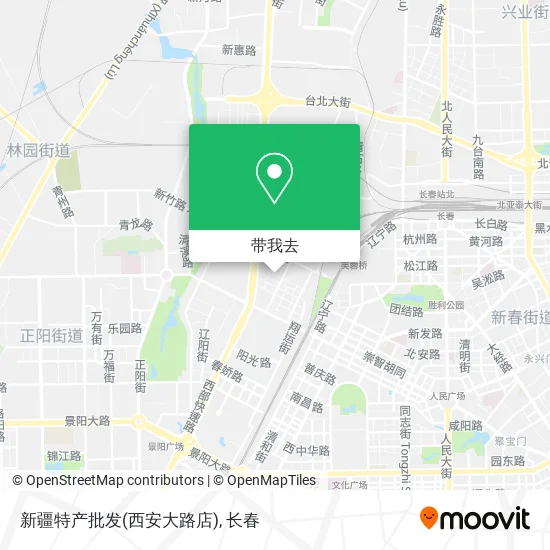 新疆特产批发(西安大路店)地图