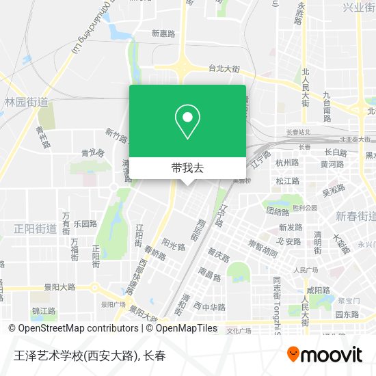 王泽艺术学校(西安大路)地图