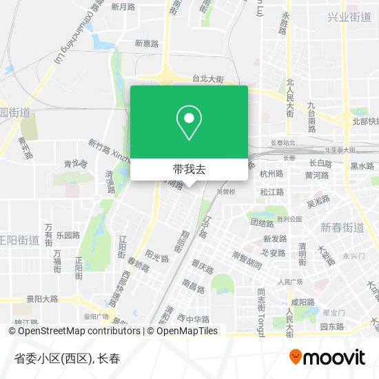 省委小区(西区)地图
