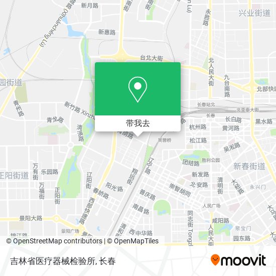 吉林省医疗器械检验所地图