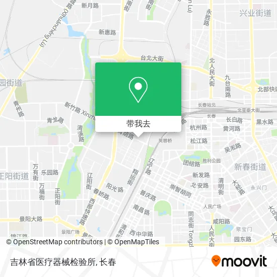 吉林省医疗器械检验所地图