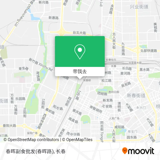 春晖副食批发(春晖路)地图