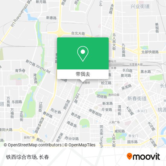 铁西综合市场地图