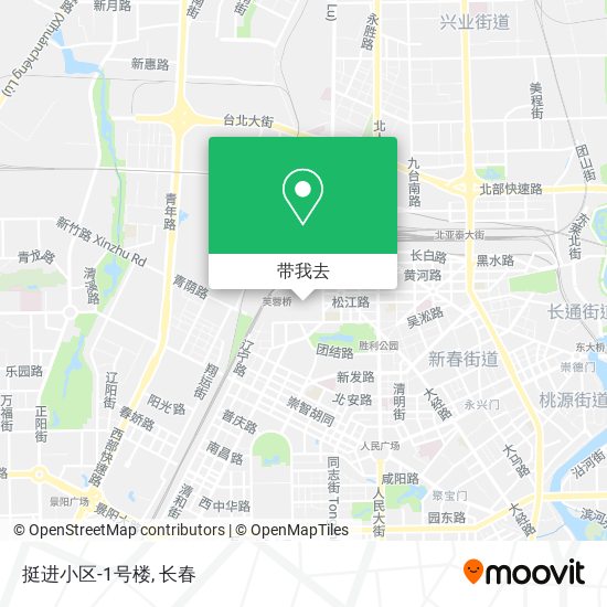 挺进小区-1号楼地图