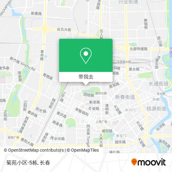 菊苑小区-5栋地图