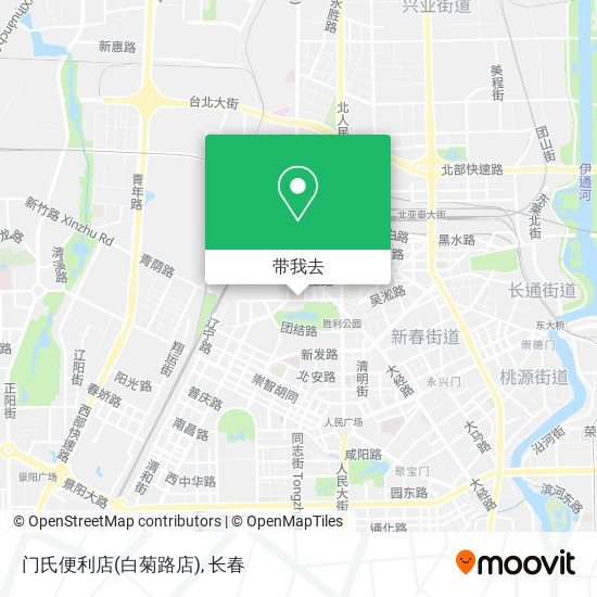 门氏便利店(白菊路店)地图