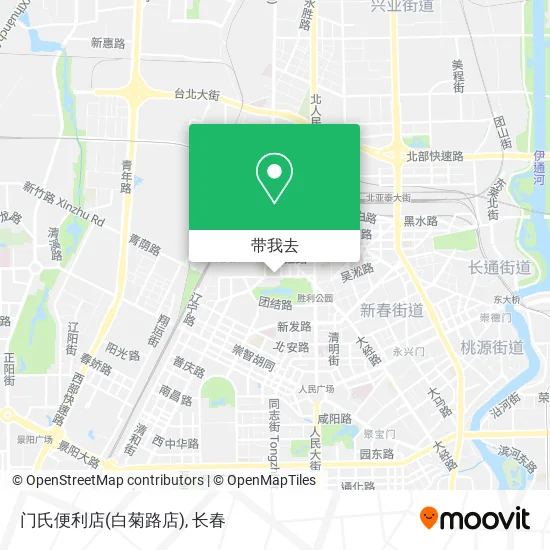 门氏便利店(白菊路店)地图