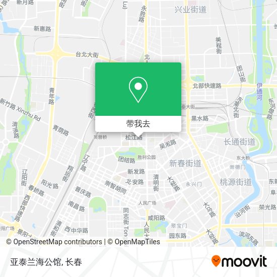 亚泰兰海公馆地图