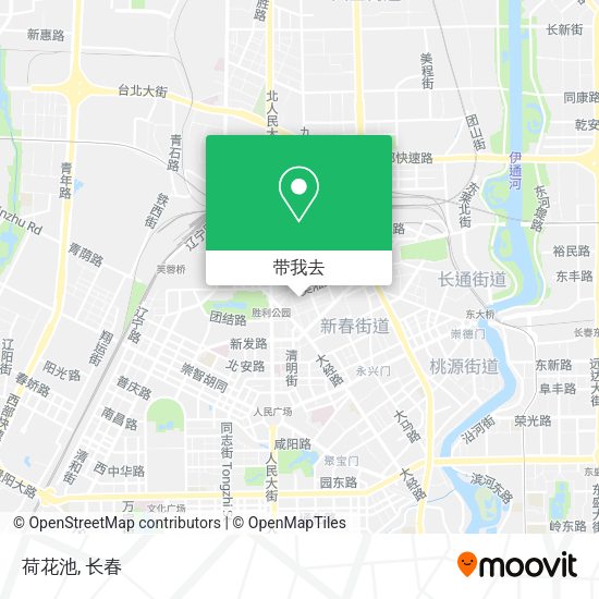 荷花池地图