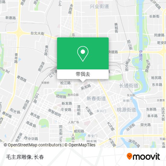 毛主席雕像地图