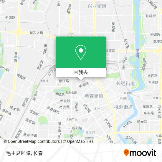 毛主席雕像地图