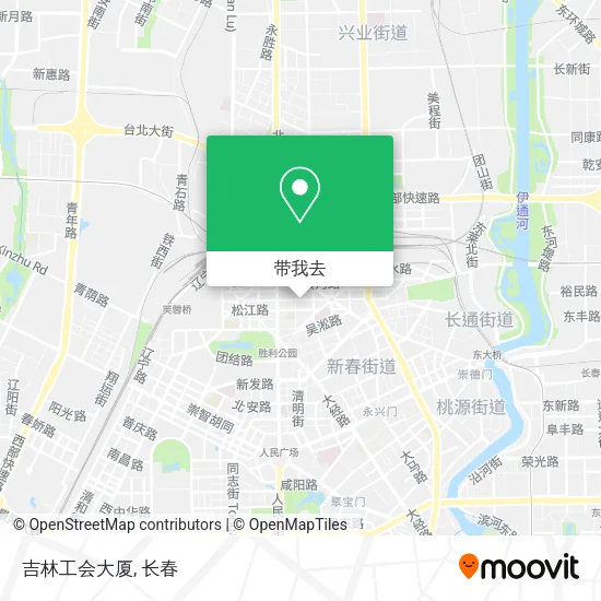 吉林工会大厦地图