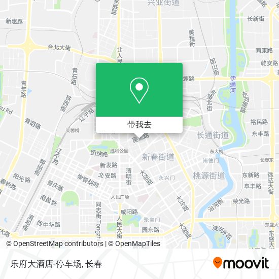 乐府大酒店-停车场地图