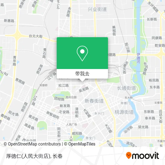 厚德仁(人民大街店)地图