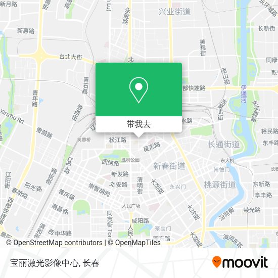 宝丽激光影像中心地图