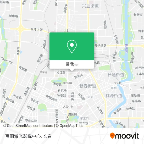 宝丽激光影像中心地图