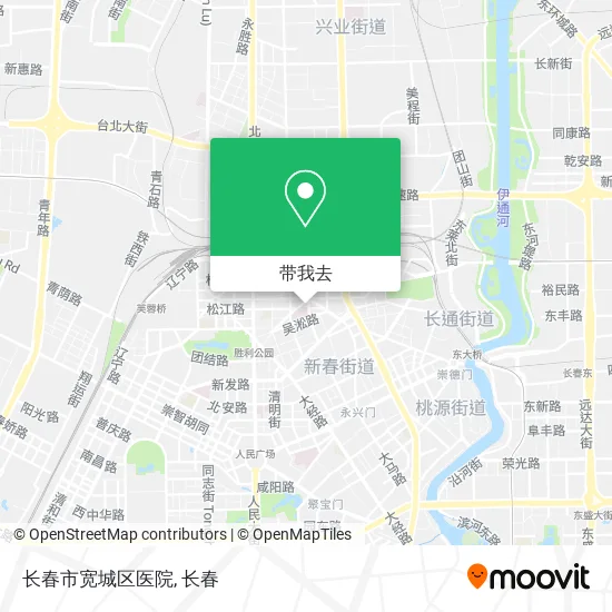 长春市宽城区医院地图