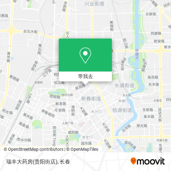 瑞丰大药房(贵阳街店)地图