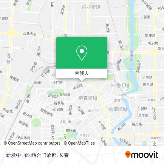 新发中西医结合门诊部地图