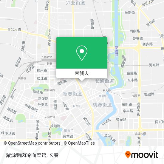 聚源狗肉冷面菜馆地图