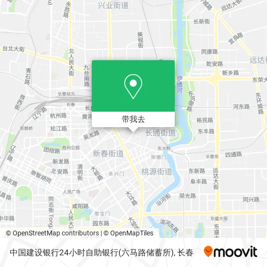 中国建设银行24小时自助银行(六马路储蓄所)地图